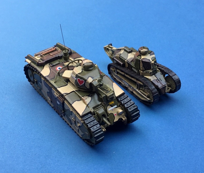 Char B1 bis & Renault FT17